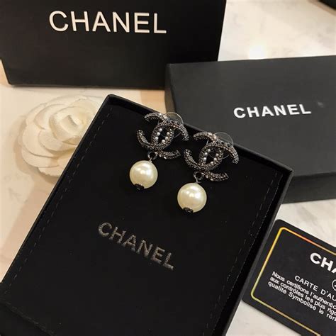 chanel 黑色 雙c.